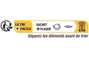 sachet + plaquette  à trier